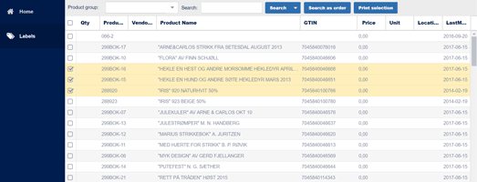 BxLabels Online - Etiketter til hylle og varemerking BxLabels Online - Etiketter til hylle og varemerking