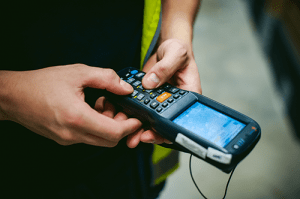 Håndterminal med tastatur