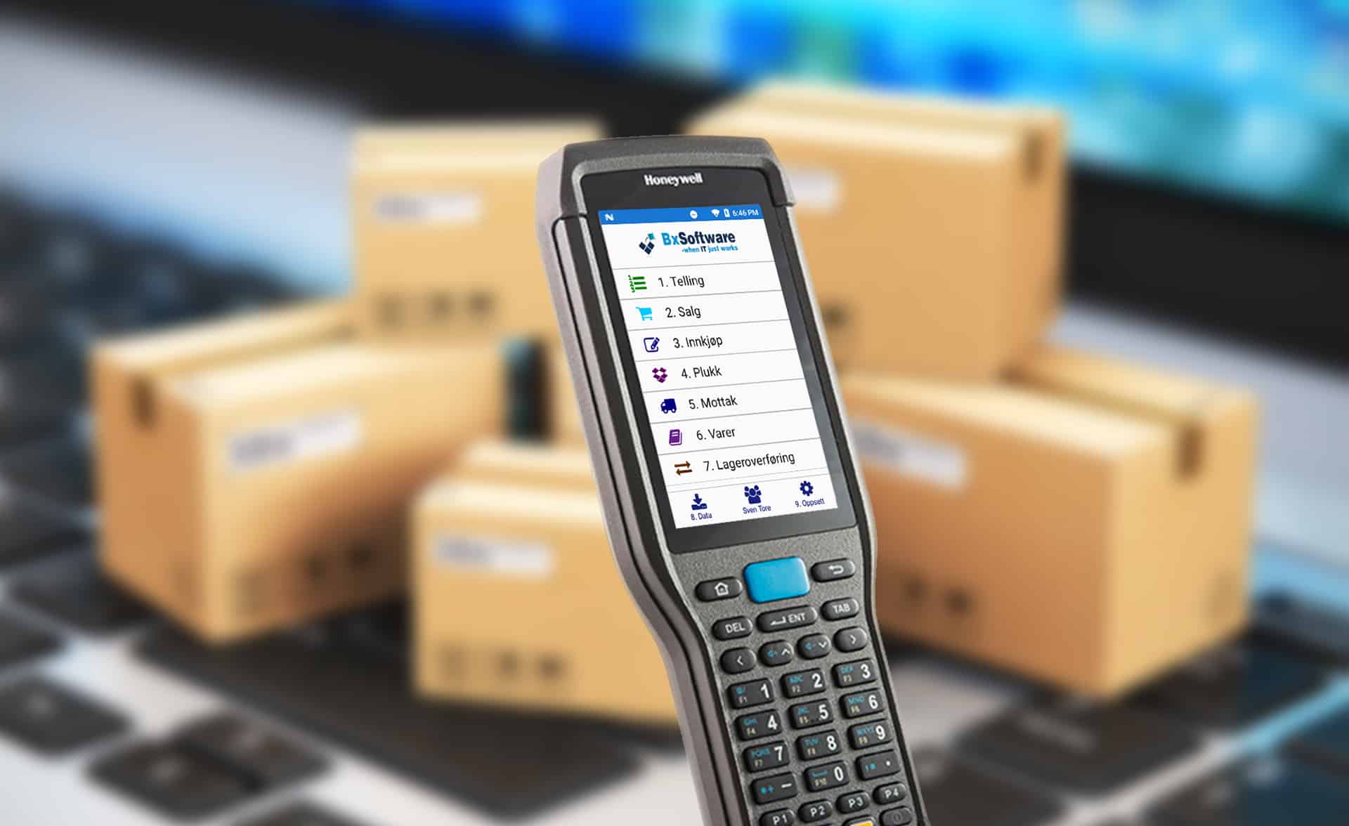 BxSoftware AS Logistikk, Håndterminaler og Skanning Hva er nytt i BxLogistics 2018 Skanning på håndterminaler